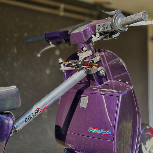 Barra di rinforzo SENZA FORARE il telaio per VESPA PK