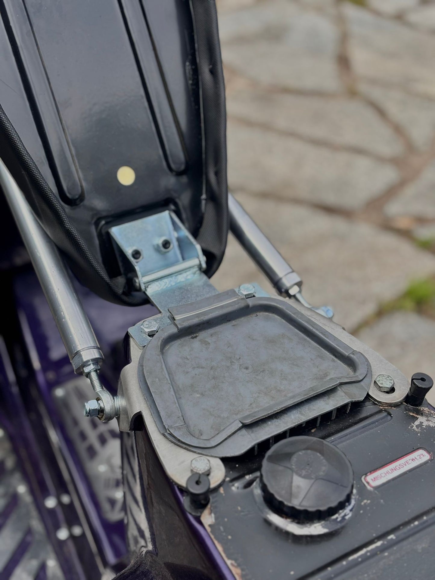 Barra di rinforzo DOPPIA senza forare il telaio per VESPA PK