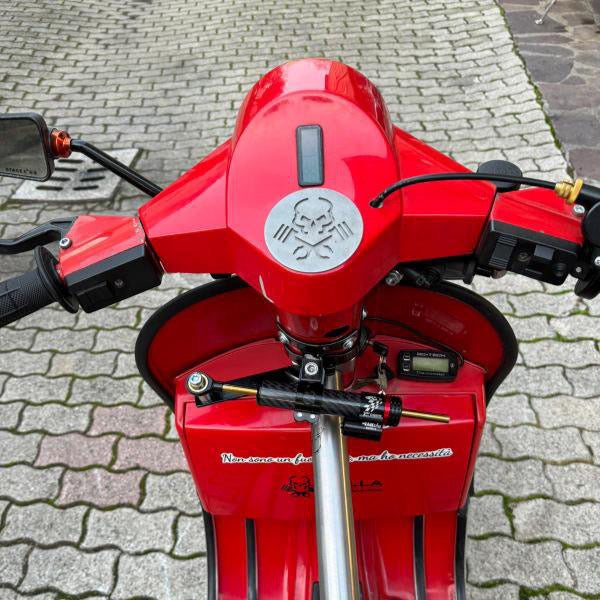 KIT ammortizzatore di sterzo CARBON LOOK 1.0 per VESPA SMALL