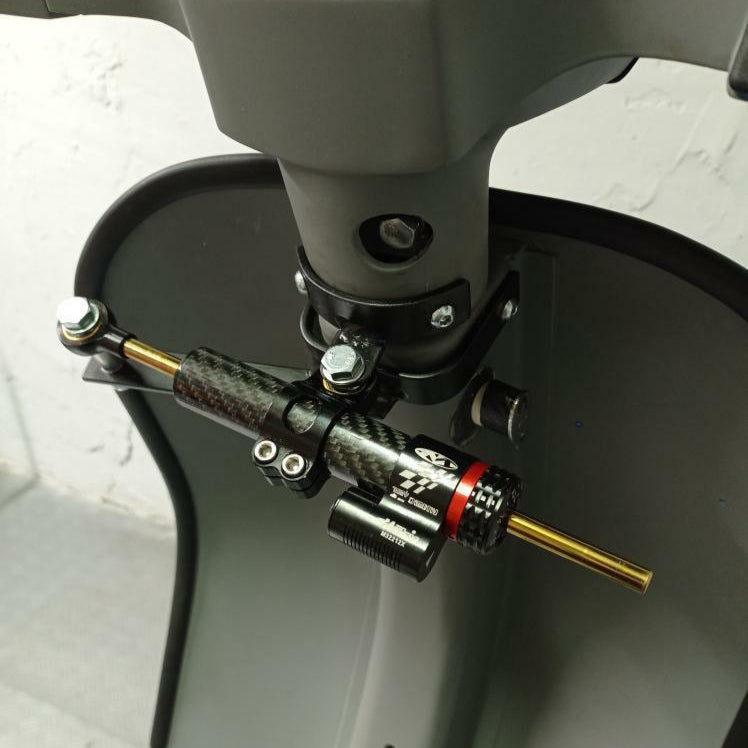 KIT ammortizzatore di sterzo CARBON LOOK 1.0 per VESPA 50-SPECIAL-ET3