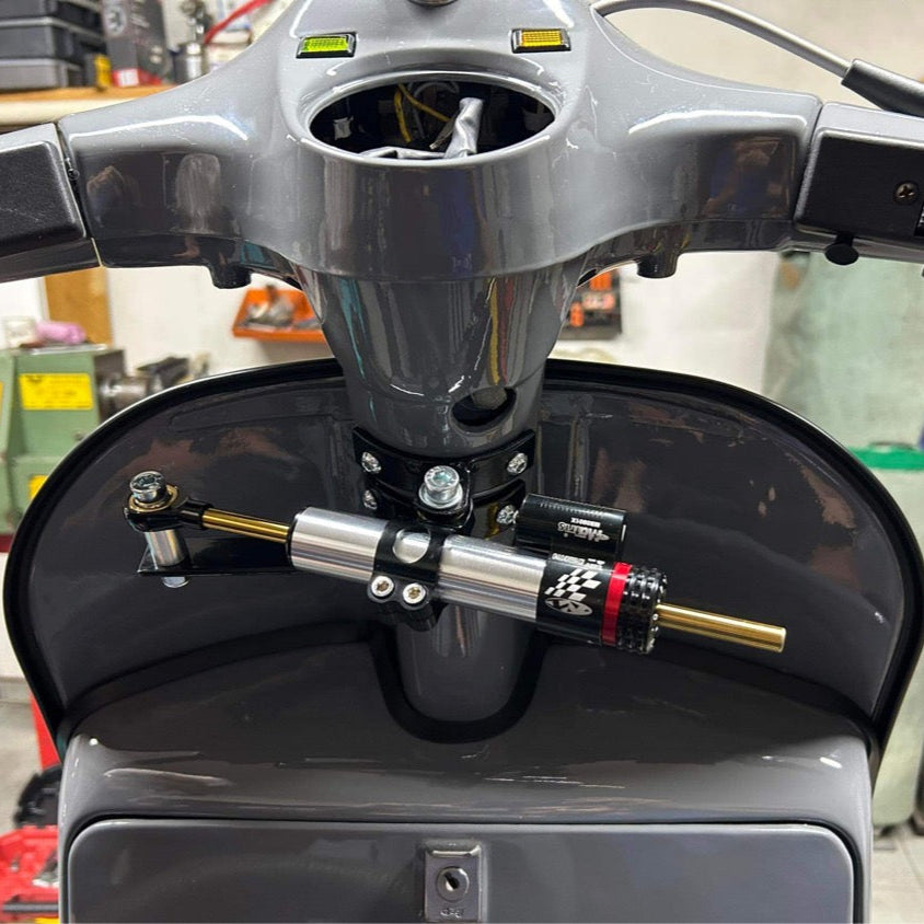 KIT ammortizzatore di sterzo ALLUMINIO per VESPA PX