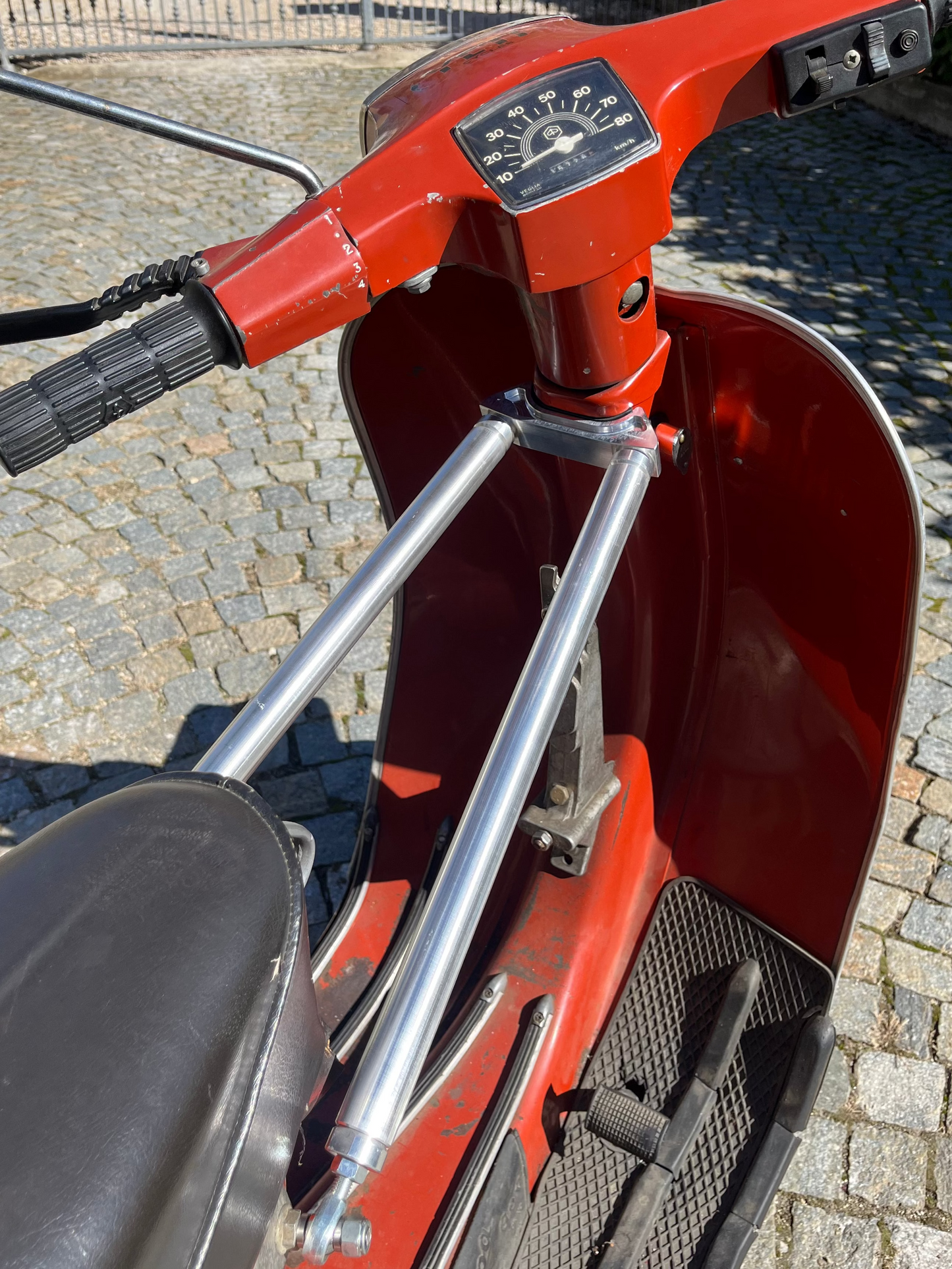 Barra di rinforzo DOPPIA senza forare il telaio per VESPA SPECIAL