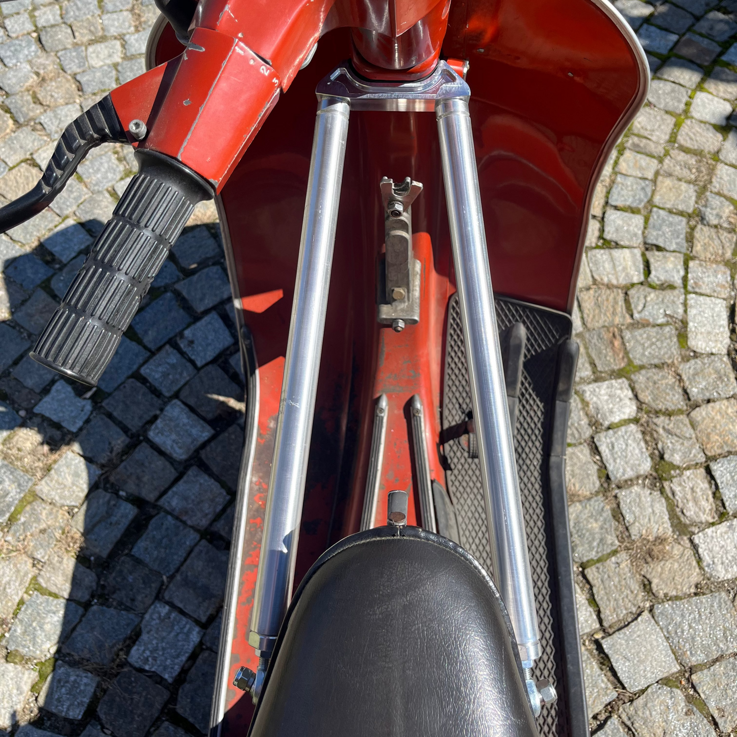 Barra di rinforzo DOPPIA senza forare il telaio per VESPA SPECIAL