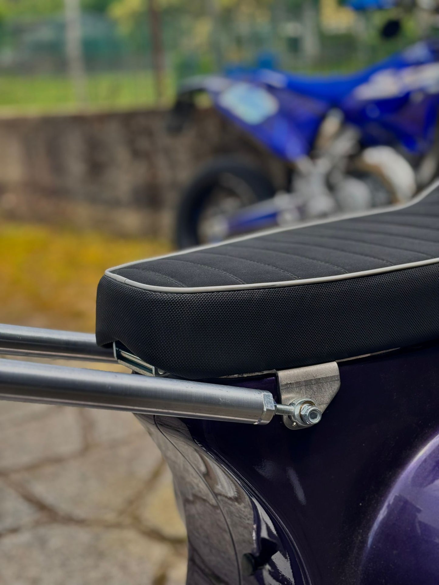 Barra di rinforzo DOPPIA senza forare il telaio per VESPA PK