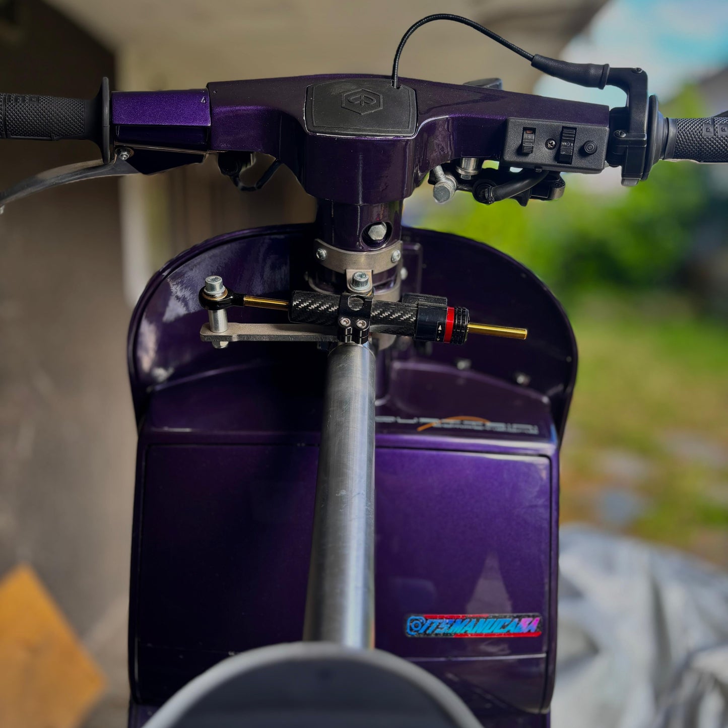 Barra di rinforzo SENZA FORARE il telaio per VESPA PK