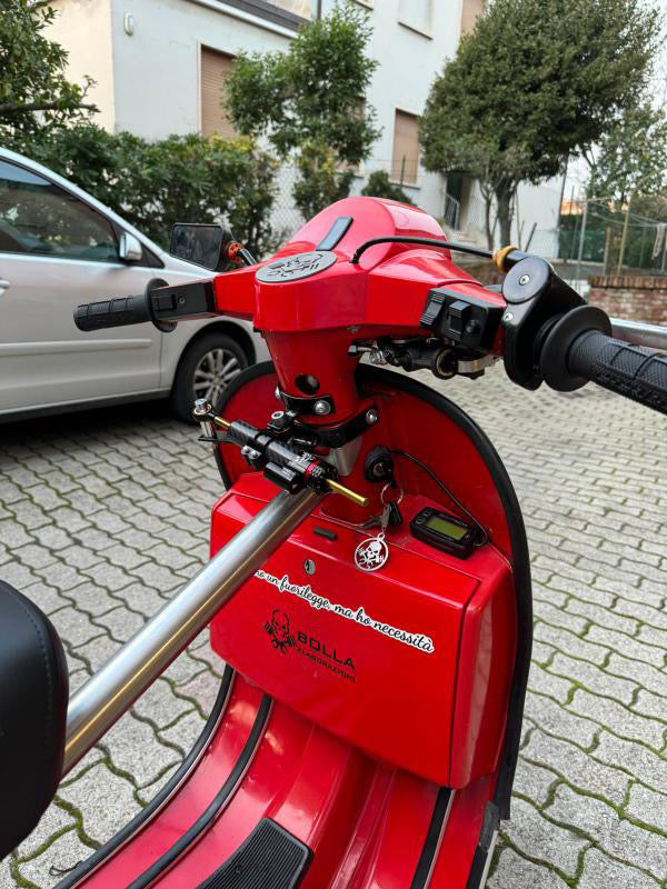 KIT ammortizzatore di sterzo CARBON LOOK 1.0 per VESPA SMALL