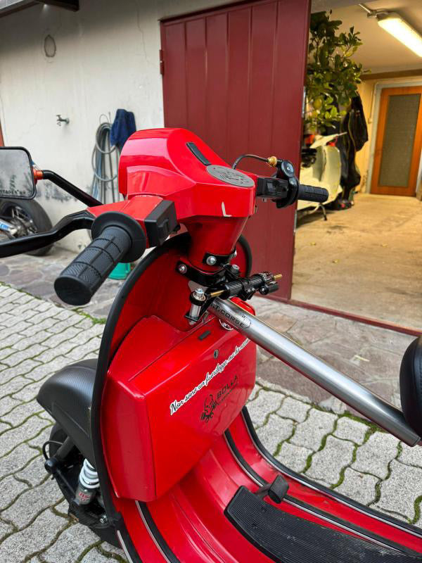 KIT ammortizzatore di sterzo CARBON LOOK 1.0 per VESPA SMALL