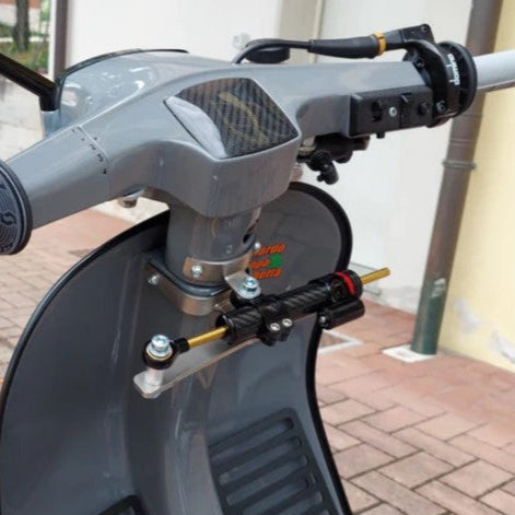 KIT ammortizzatore di sterzo CARBON LOOK 2.0 per VESPA 50-SPECIAL-ET3