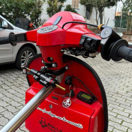 KIT ammortizzatore di sterzo CARBON LOOK 1.0 per VESPA PK