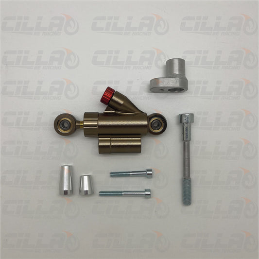 Kit ammortizzatore di sterzo SHORT senza forare il manubrio VESPA - COPPER