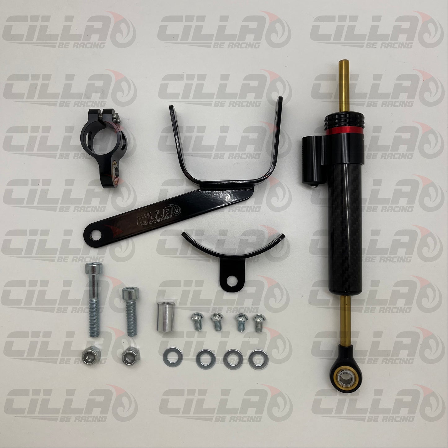 KIT ammortizzatore di sterzo CARBON LOOK 1.0 per VESPA SMALL